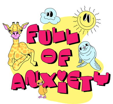 Full Of Anxiety Button