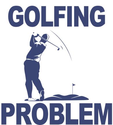 Golfing Problem  Women's V-Neck T-Shirt