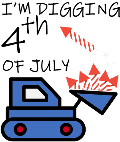 I'm Digging 4th Of July Doggie Tank