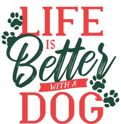Life Is Better With A Dog Ornament