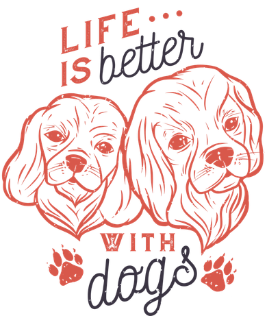 Life Is Better With Dogs Button