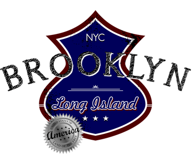 Brooklyn NYC Land of the Free Logo Mousepad