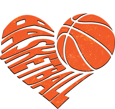 Basketball Love Heart Women's Tank Top