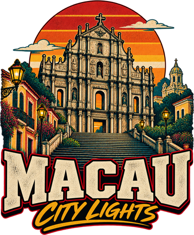 Macau City Lights Baby Bodysuit