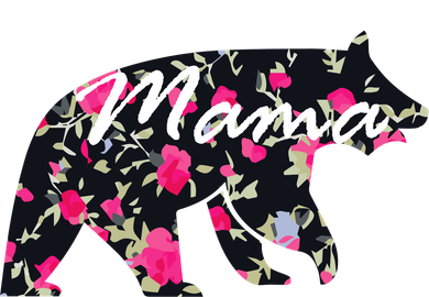 Cute Mama Bear Flowers Women's Sweatshirt