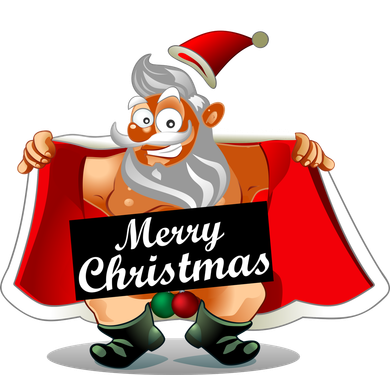 Merry Chrismas X-Mas Santa Bells Button