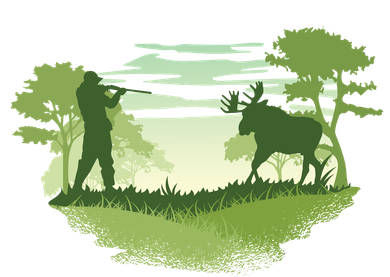 Moose Hunting Kids T-Shirt