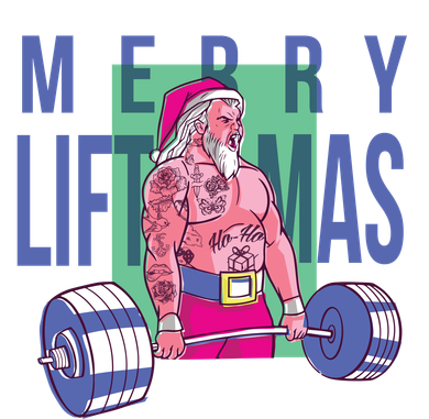 Merry Liftmas Tattoo Santa Backpack