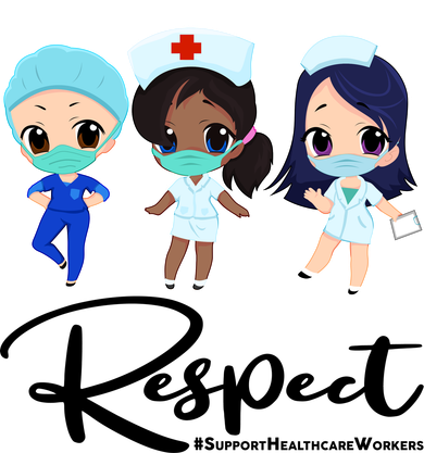 Respect Support Healthcare Workers Button