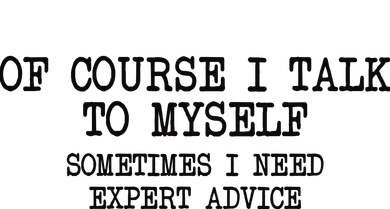 Of Course I Talk To My Self Coaster