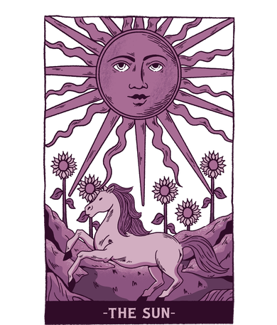 Sun Tarot Card Toddler Sweatshirt