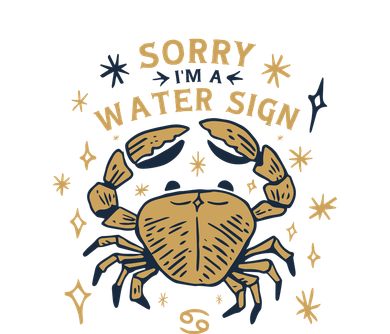 Sorry I'm A Water Sign Zodiac Birthday Kids Sweatshirt