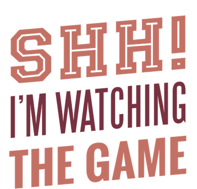 Shh I'm Watching The Game Doggie Tank
