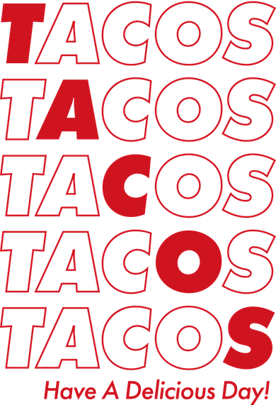 Tacos Tacos Tacos Have A Nice Day Hooded Wearable Blanket