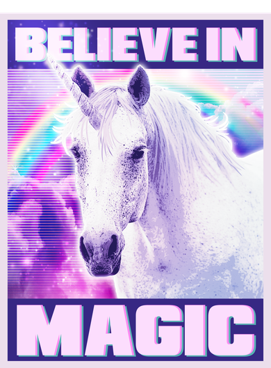 Vote Unicorn Believe in Magic Toddler Long Sleeve