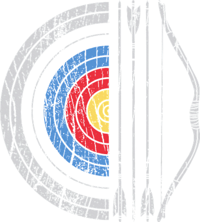 Archery Target Bow And Arrow Archer Retro Vintage T-Shirt