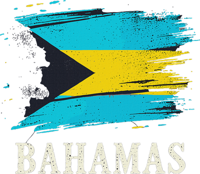 Bahamas Flag Bahamas Vacation Vector Backpack
