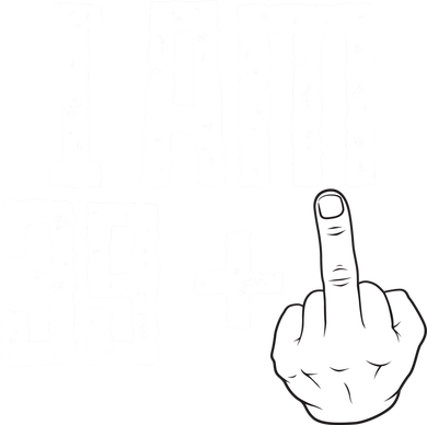 Middle Finger 40th Birthday Funny Doggie Tank