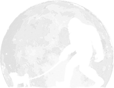 Bigfoot Walks Pug Funny Pug Funny Bigfoot Pug Lover Pug T-Shirt