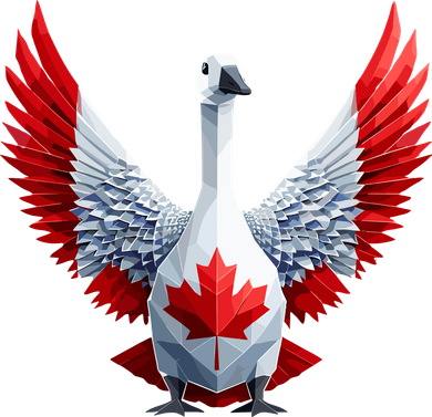 Canada Day Maple Leaf Bird Tote Bag