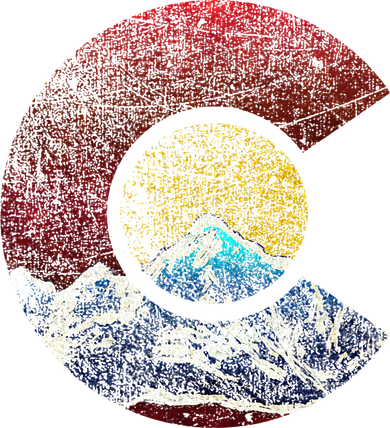 Colorado With Flag Themed Mountain Doggie Tank