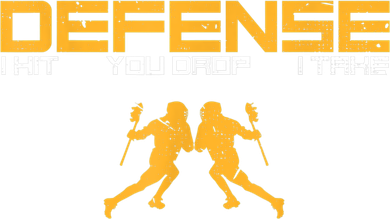 Defense Defender Stick Lacrosse Player Sports Graphic Print Doggie Tank