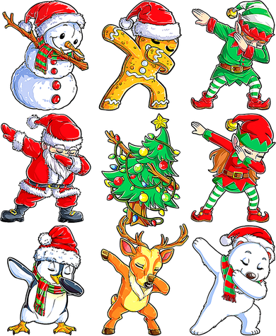 Dabbing Santa Elf Friends Ugly Xmas Sweater Dab Boys Baby Bodysuit