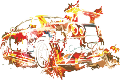 Exotic Car Supercharge Turbo Sports Car Doggie Tank