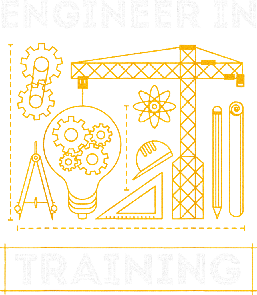Engineer In Training Future Engineer Holding Engineering Ceramic Ornament: Design artwork — front