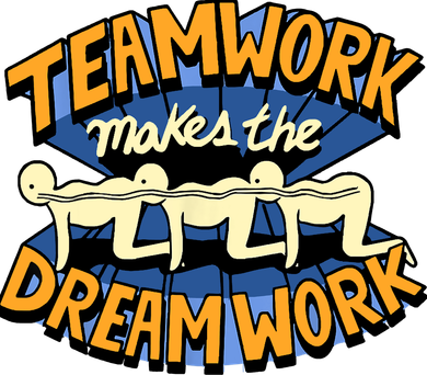 Funny Horror Movie Halloween Team Work Make Dream Centipede Women's V-Neck T-Shirt