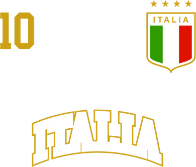 Funny Italy Soccer Team Gift Number 10 Sports Italian Flag Gift Port Authority Basic Backpack