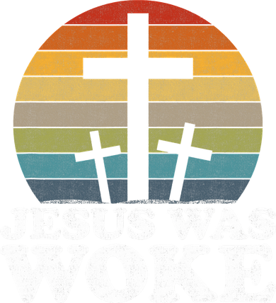 Funny Liberal Christian Democrat Jesus Was Woke Baby Bodysuit