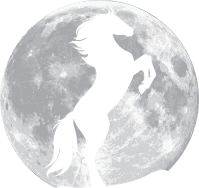 Full Moon Horse Baby Bodysuit