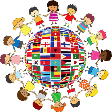 Flags Of The World Cultural Diversity Around The Globe Women's V-Neck T-Shirt