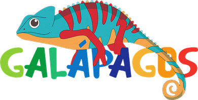 Galapagos Islands Summer Colorful Chameleon Exotic Animal Doggie Tank
