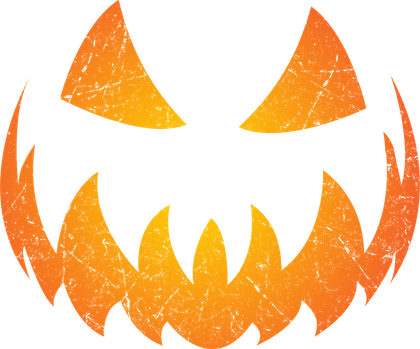 Halloween Pumpkin Jack O'Lantern Face T-Shirt