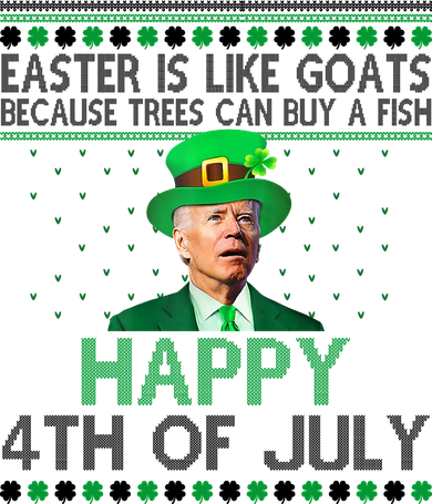 Joe Biden Happy 4th Of July Confused St Patricks Day Funny Baby Bodysuit