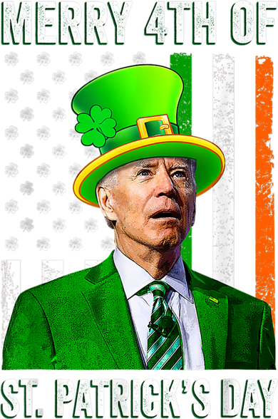 Merry 4th Of St Patrick's Day Joe Biden Leprechaun Hat Baby Bodysuit