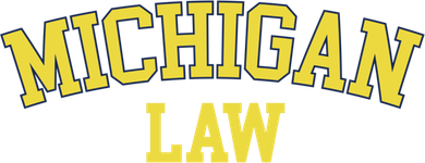 Michigan Law Michigan Bar Graduate Gift Lawyer College Gift T-Shirt