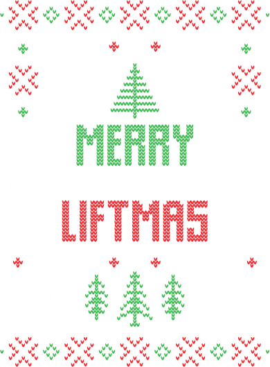 Merry Liftmas Ugly Christmas Baby Bodysuit