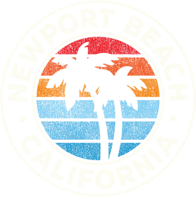 Newport Beach California Ca Vintage Graphic Retro 70s Cute Gift Adult Drive Performance Visor