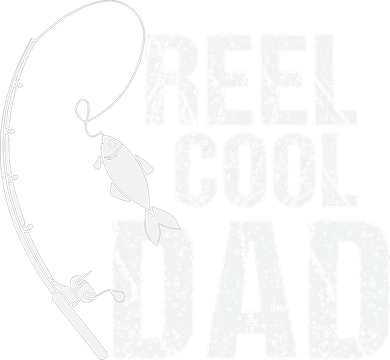 Reel Cool Dad Fishing Themed Graphic Doggie Tank