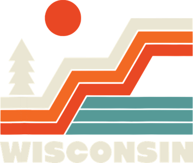 Retro Wisconsin Outdoors Nature Doggie Tank