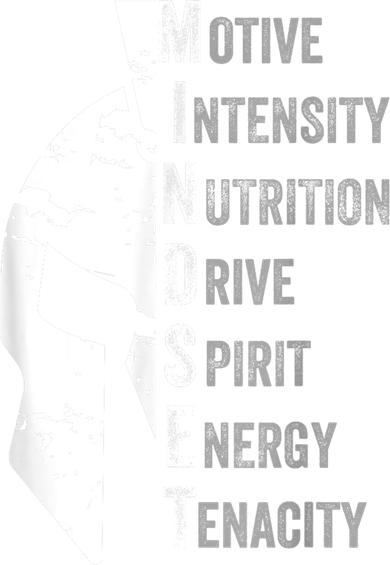 Spartan Mindset Motivational Inspirational Quote Graphic Baby Bodysuit