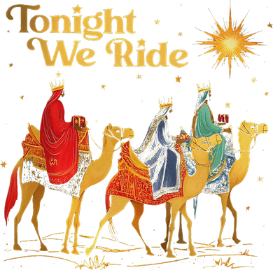 Tonight We Christmas Ride With Camel Ride Christian Baby Bodysuit