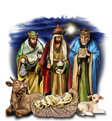 Three Wise Men Baby Bodysuit