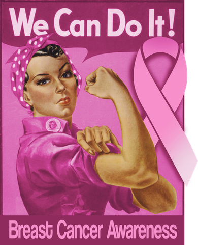 We Can Do It Fight Breast Cancer Doggie Tank