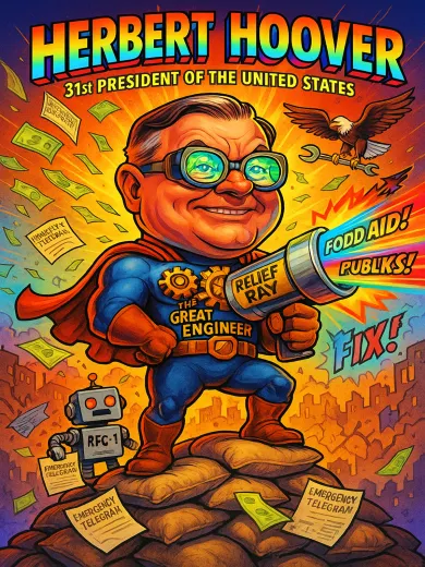 Herbert Hoover The Great Engineer Poster