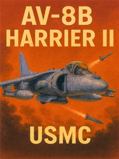 AV-8B Harrier II USMC Poster