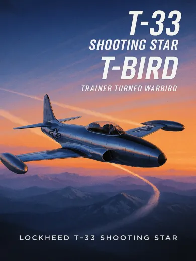 T-33 Shooting Star T-Bird Poster